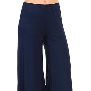 Elastic Waist, Wide Leg Palazzo Pants - NWT